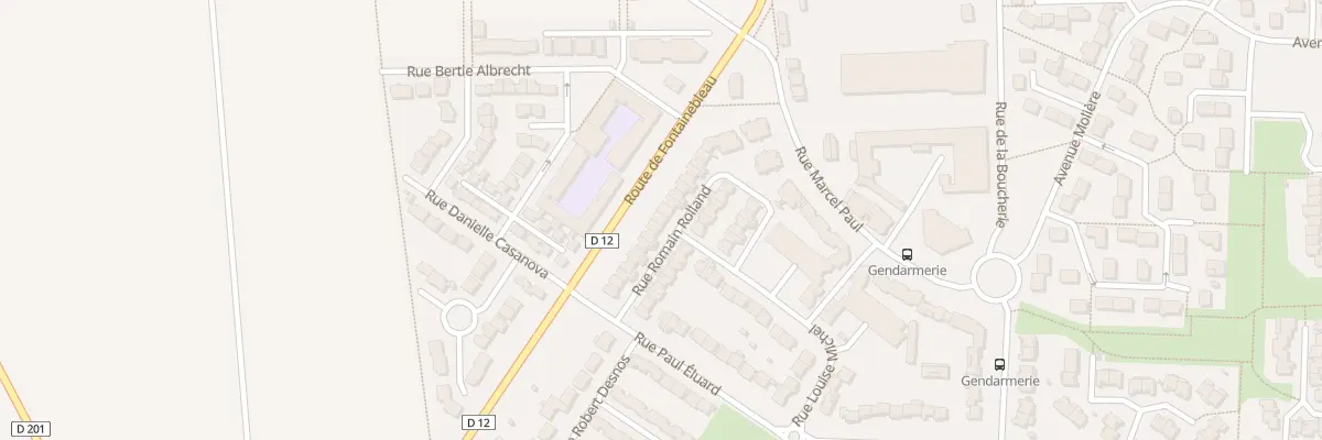 Plan du 24 Rue Romain Rolland à Nangis