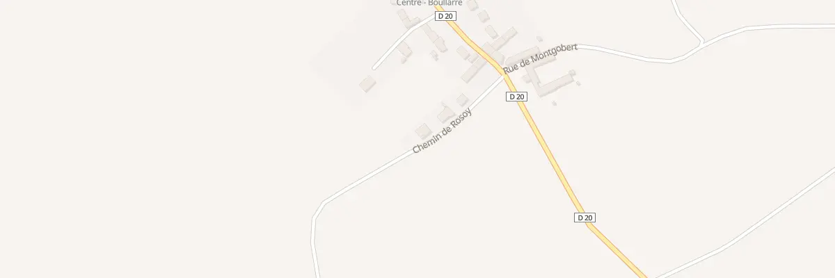 Plan du 9 Le Chemin de Rosoy à Boullarre