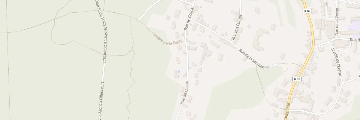 Plan du 588 Rue de Cosne à Tracy-le-Mont