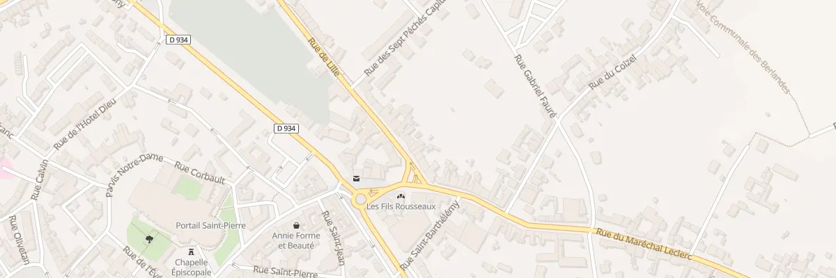 Plan du 14 Rue de Lille à Noyon