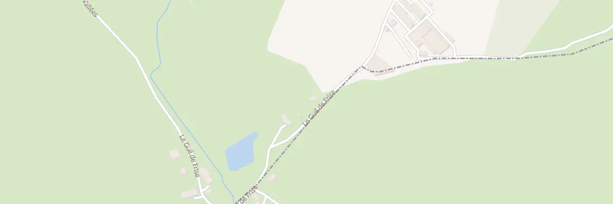 Plan du Gue de Frise d’En Haut à Arquian