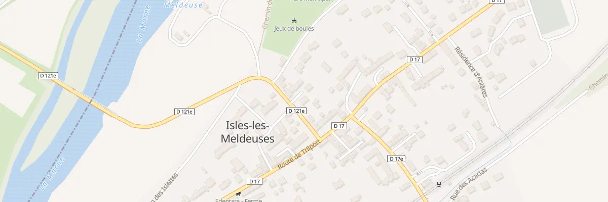 Plan du 3 Pl de Verdun à Isles-les-Meldeuses