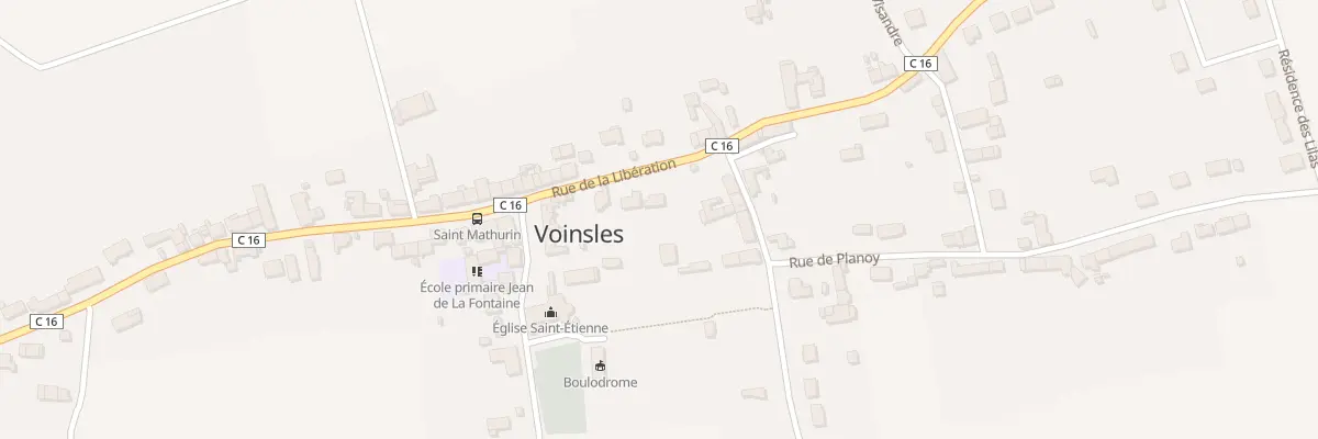Plan du 10 Rue de la Libération à Voinsles