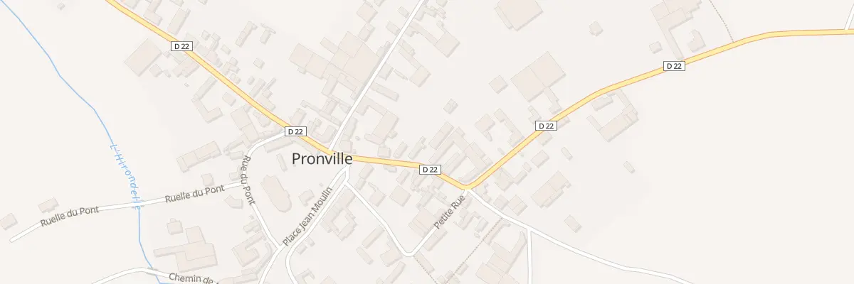 Plan du 8 Rue du Calvaire à Pronville-en-Artois