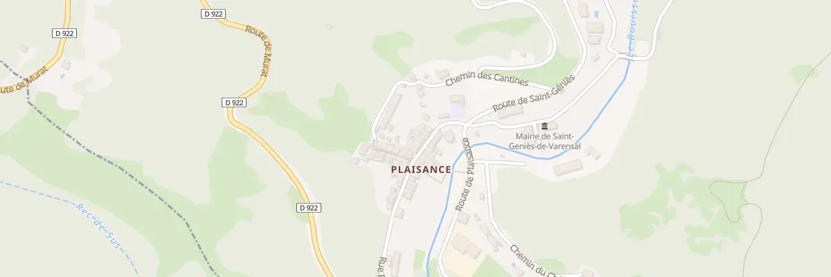 Plan du 5046 Plaisance à Saint-Geniès-de-Varensal
