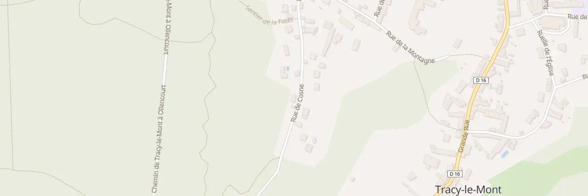 Plan du 664 Rue de Cosne à Tracy-le-Mont