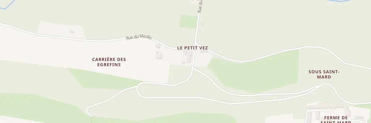 Plan du 16 Rue du Moulin à Vez