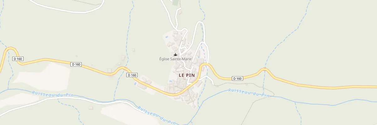 Plan du 5019 Le Pin à Vieussan