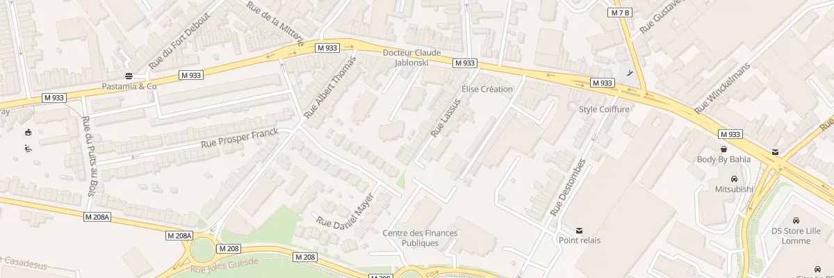 Plan du 26 Rue Lassus à Lille