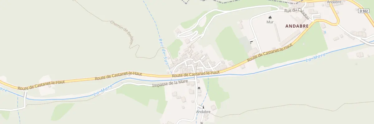 Plan du 5259 Andabre à Rosis
