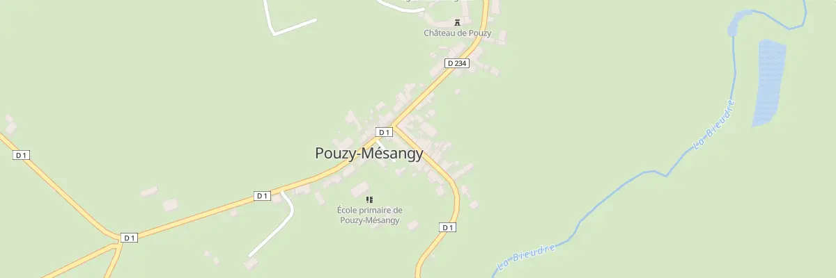 Plan du 5 Rue René Vacherat à Pouzy-Mésangy