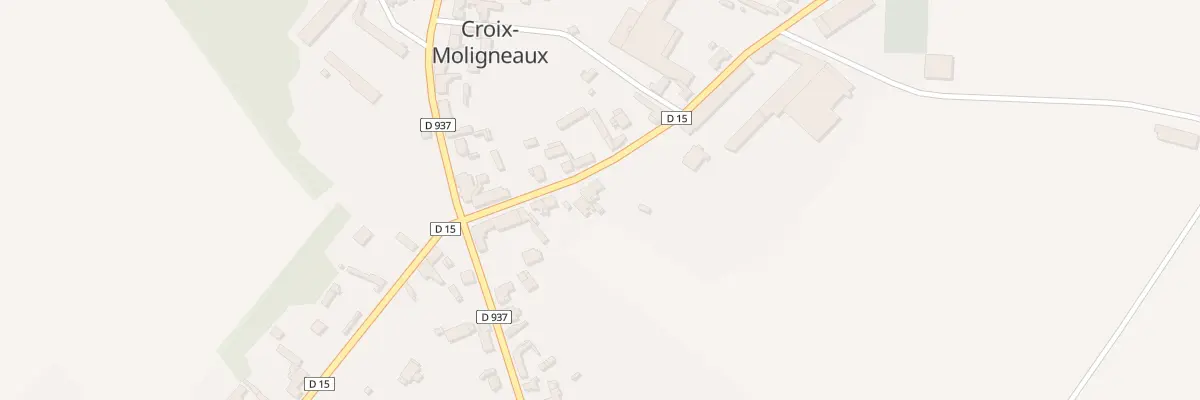 Plan du 10 Rue du General Leclerc à Croix-Moligneaux