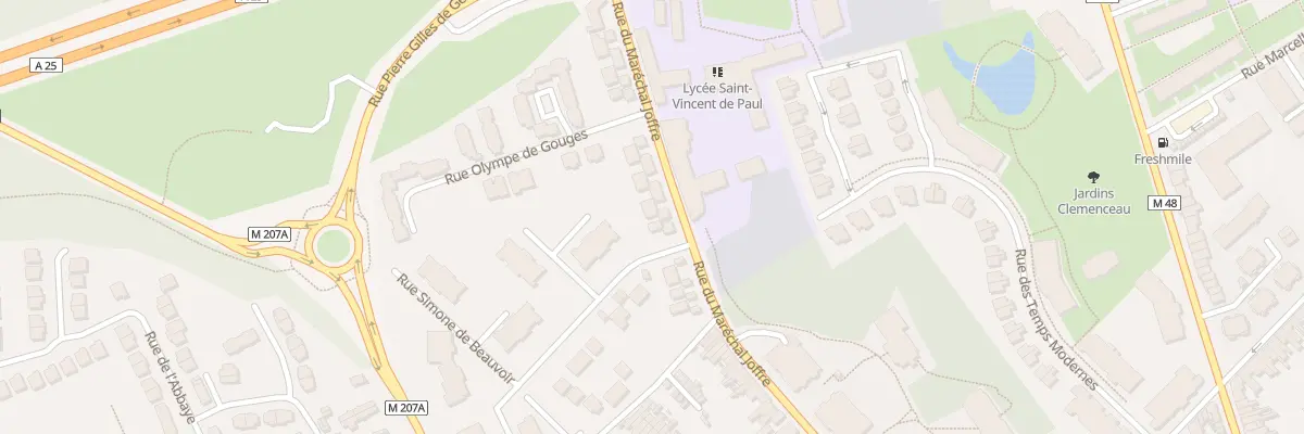 Plan du 73 Rue du Maréchal Joffre à Loos