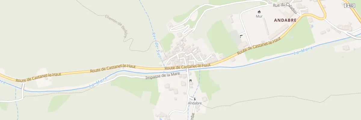 Plan du 5203 Andabre à Rosis
