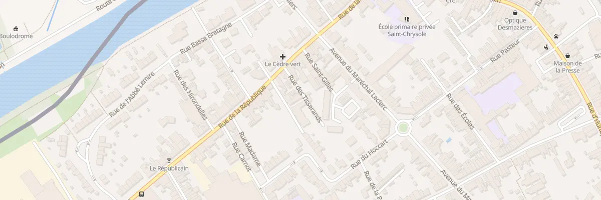 Plan du 41 Rue de la République à Comines