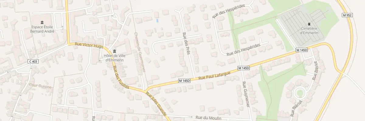 Plan du 7 Rue des Prés à Emmerin