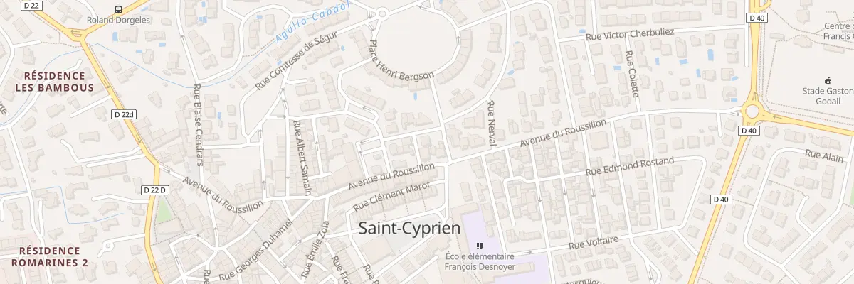 Plan du 2 Rue Jean Richepin à Saint-Cyprien