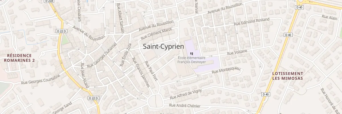 Plan du 11 Rue Jules Lemaître à Saint-Cyprien