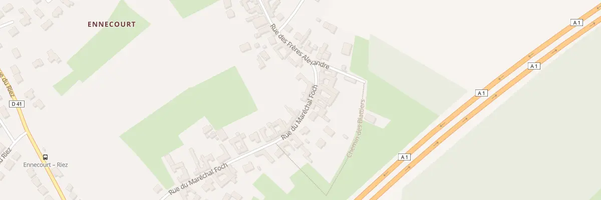 Plan du 4 Rue du Maréchal Foch à Camphin-en-Carembault