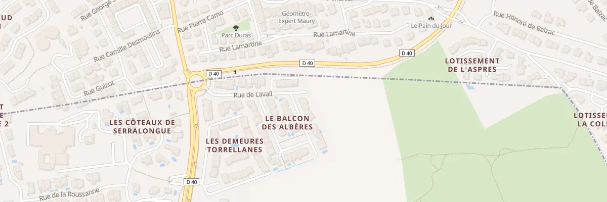 Plan du 1 Rue de la Riberette à Latour-Bas-Elne