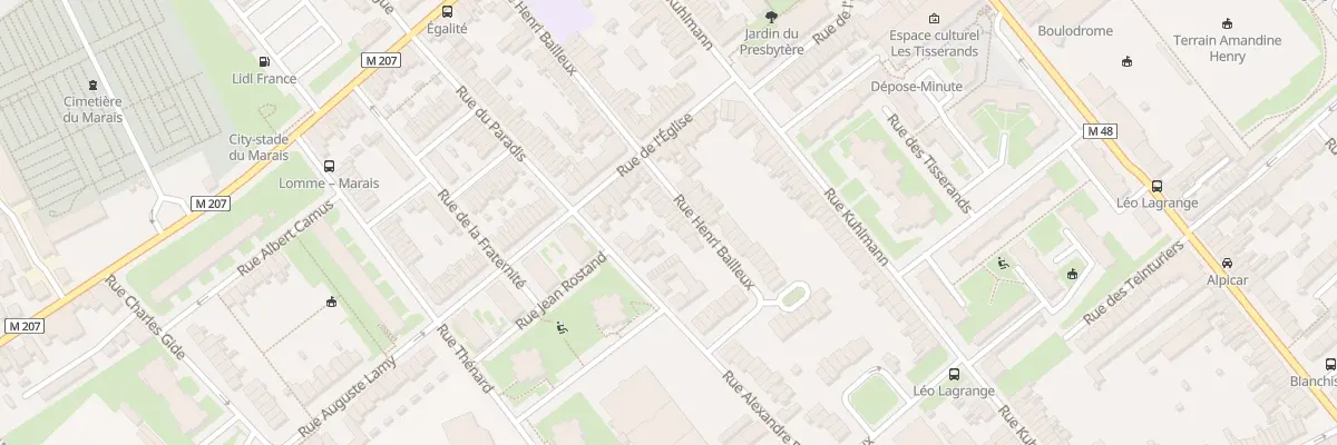 Plan du 58 Rue Henri Bailleux à Lille