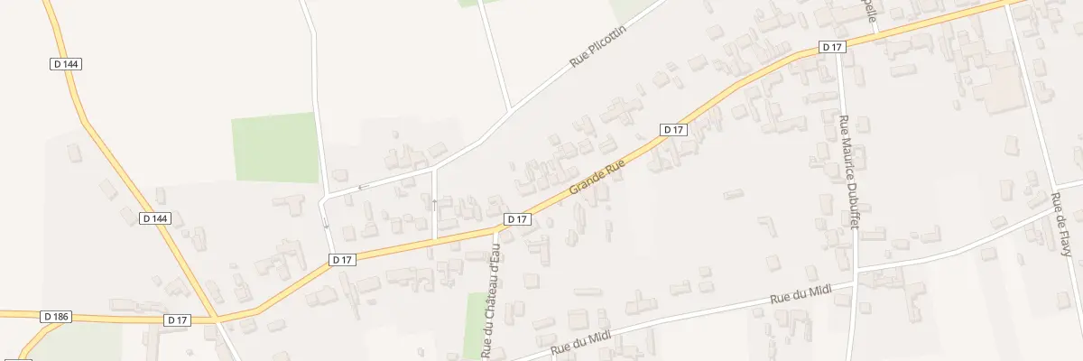 Plan du 90 Gr Grande Rue à Esmery-Hallon