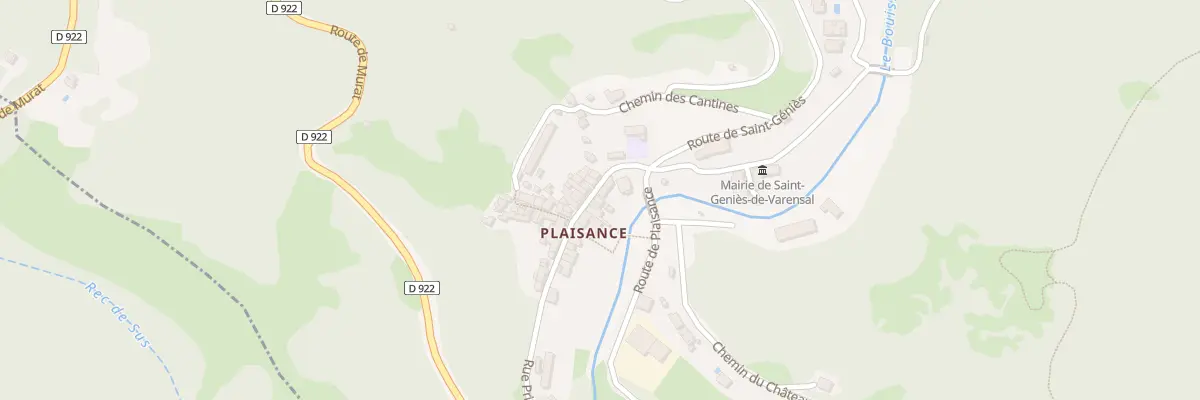 Plan du 5038 Plaisance à Saint-Geniès-de-Varensal