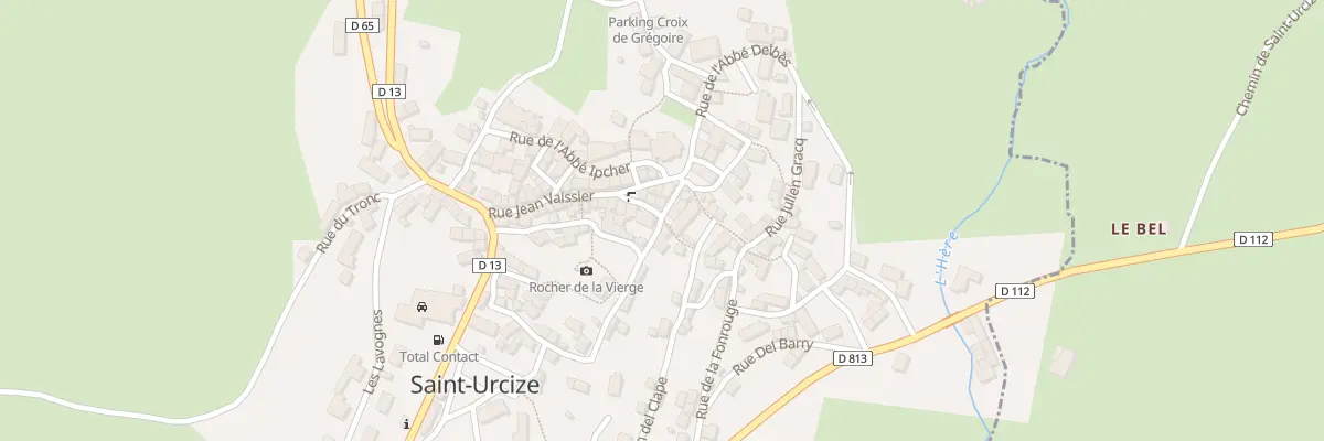 Plan du 5192 Le Bourg à Saint-Urcize