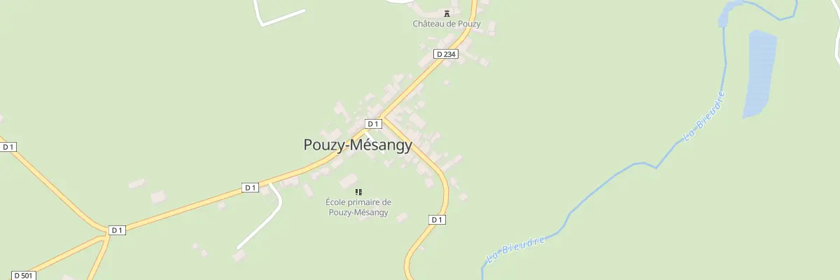 Plan du 9 Rue René Vacherat à Pouzy-Mésangy