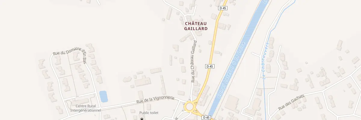 Plan du 1T Rue du Château Gaillard à Beffes