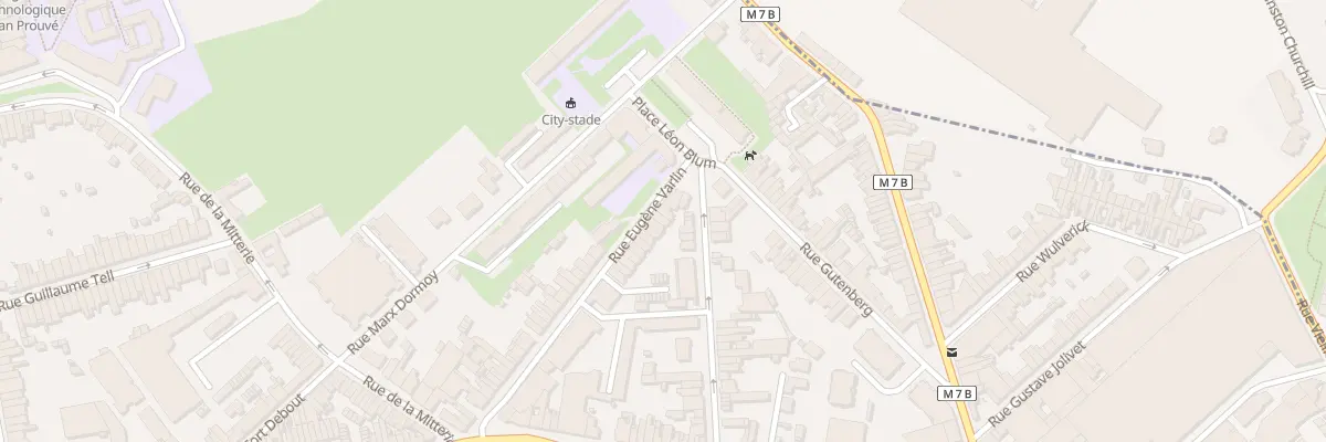 Plan du 38 Rue Eugene Varlin Lomme à Lille