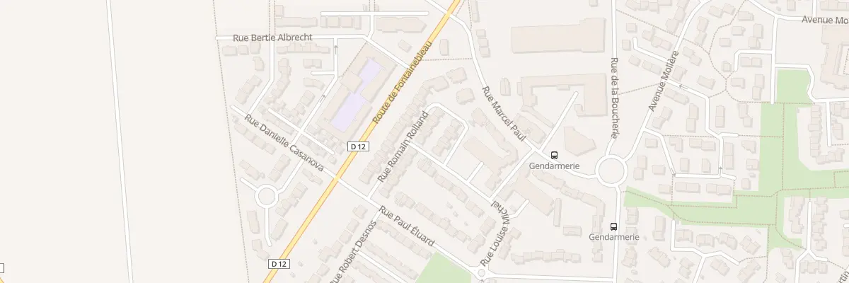 Plan du 23 Rue Romain Rolland à Nangis