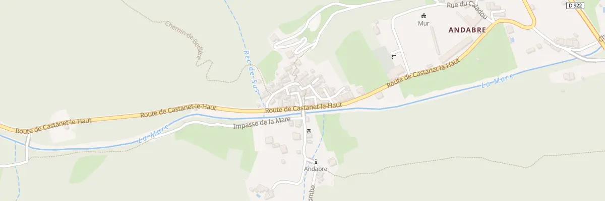 Plan du 5047 Andabre à Rosis