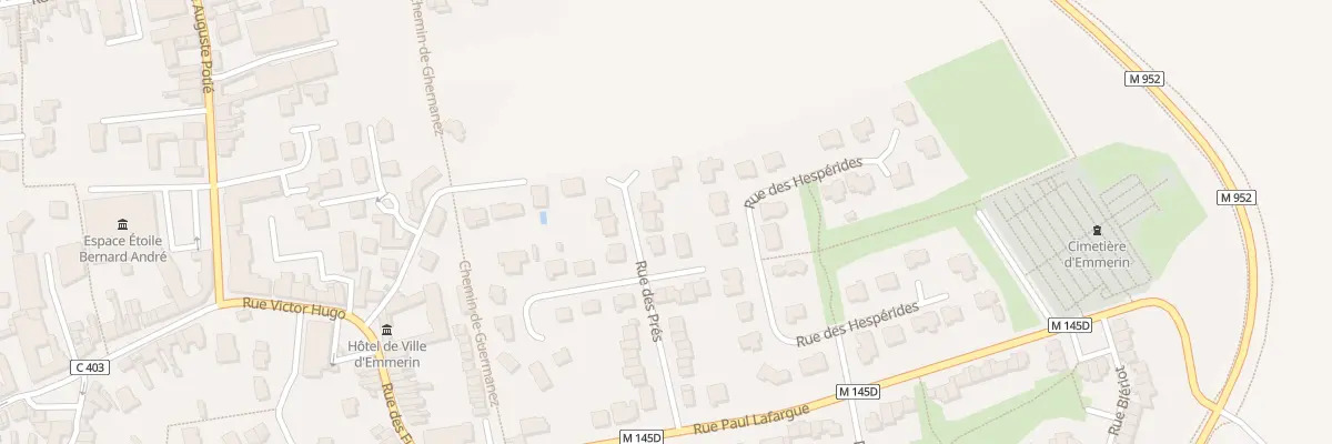 Plan du 16 Rue des Prés à Emmerin