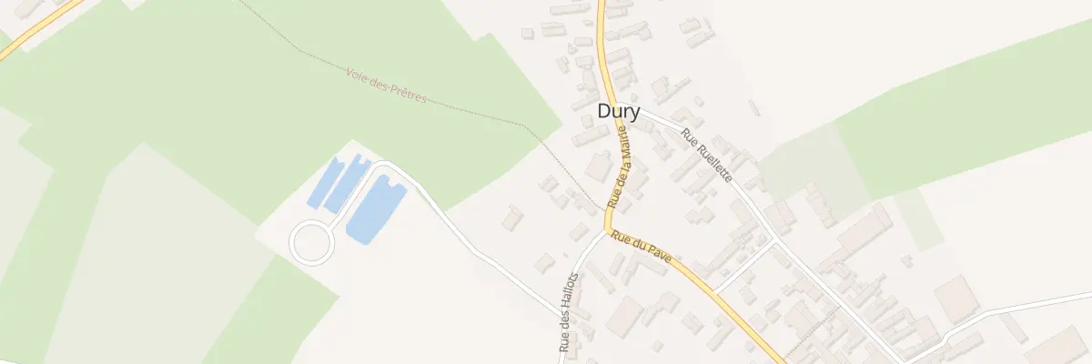 Plan du 5 Rue de la Mairie à Dury