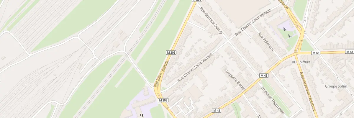 Plan du 18 Rue Jules Guesde Lomme à Lille