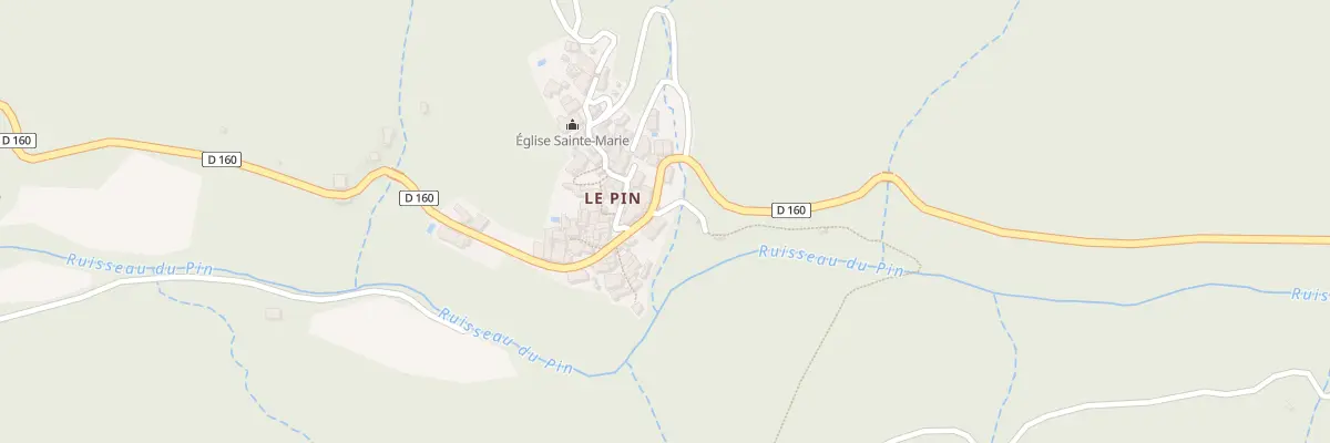 Plan du 5141 Le Pin à Vieussan