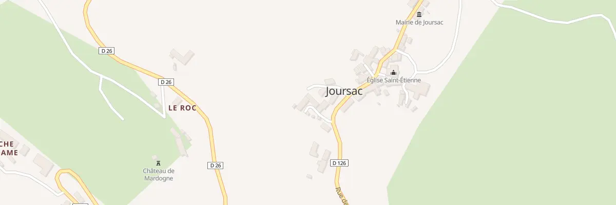 Plan du 5053 Le Bourg à Joursac