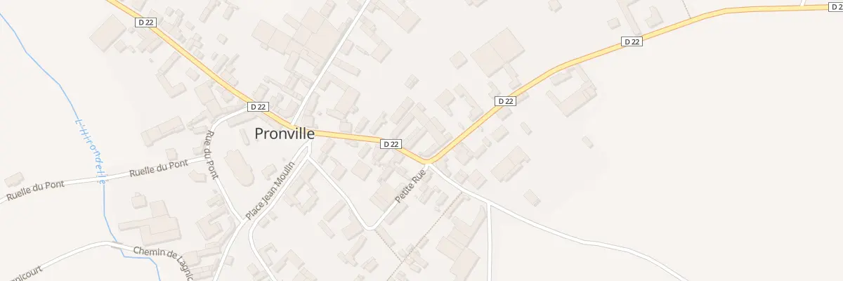 Plan du 14 Rue du Calvaire à Pronville-en-Artois