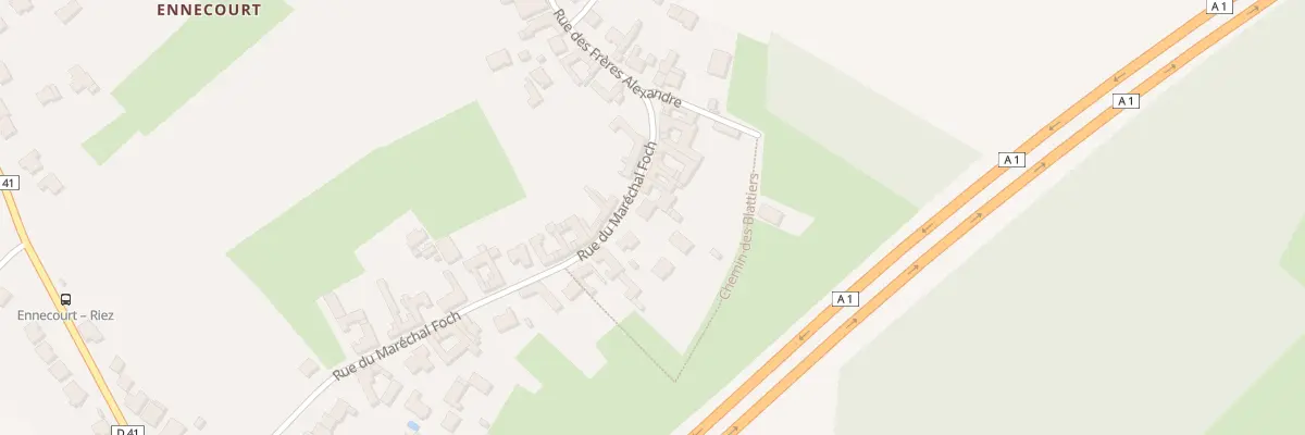 Plan du 11 Rue du Maréchal Foch à Camphin-en-Carembault