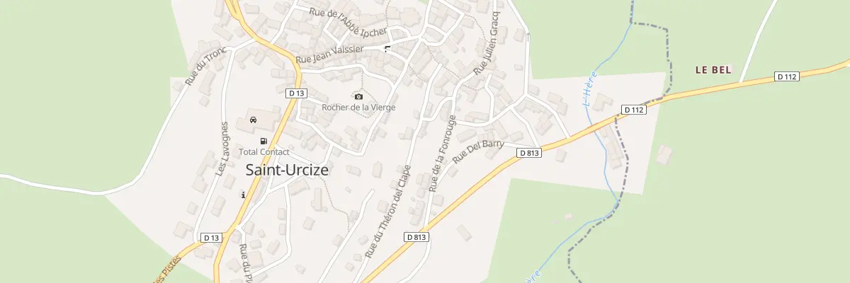 Plan du 5 Rue du Théron del Clape à Saint-Urcize