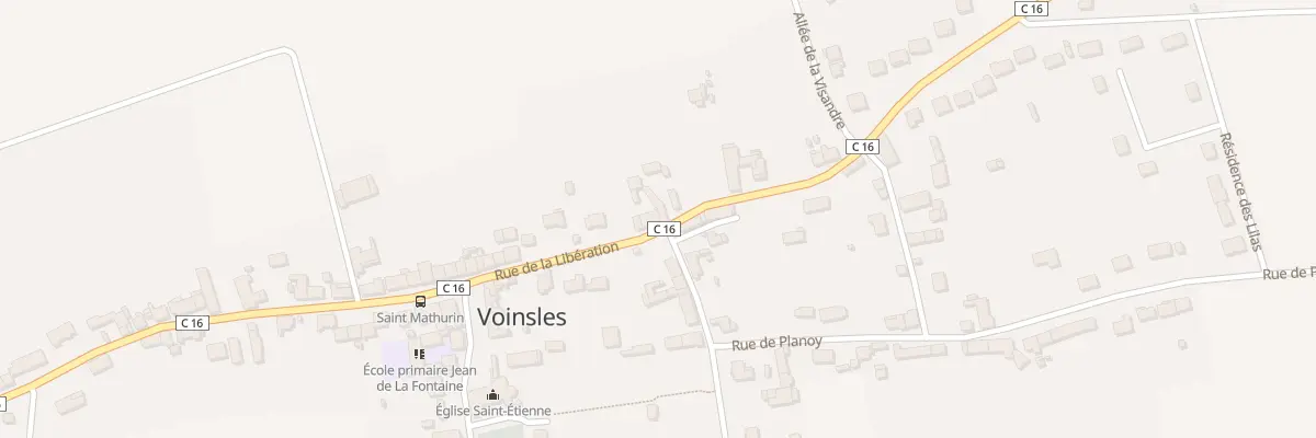 Plan du 15 Rue de la Libération à Voinsles
