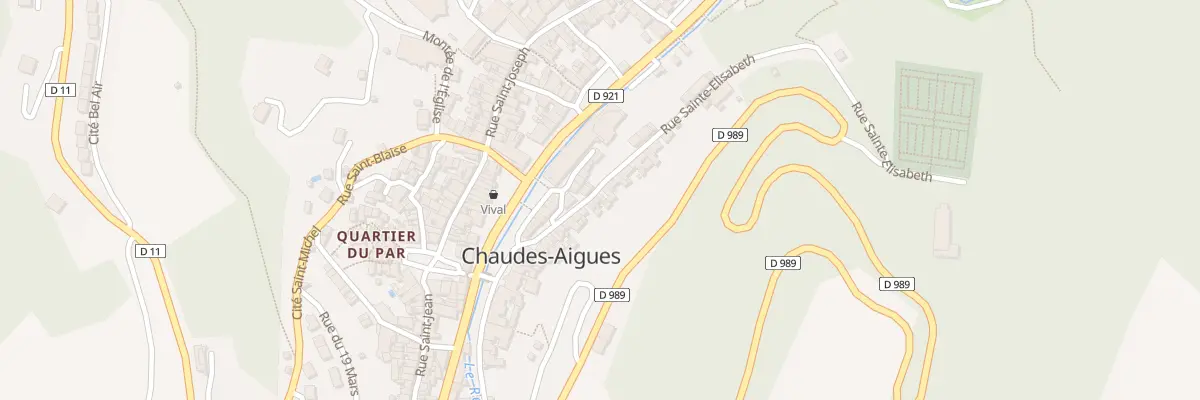 Plan du 28 Rue Ste Elisabeth à Chaudes-Aigues