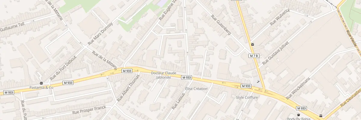 Plan du 3 Rue Danton Lomme à Lille