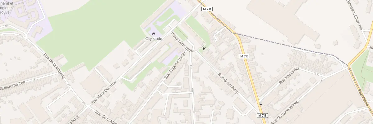 Plan du 29 Rue Danton Lomme à Lille