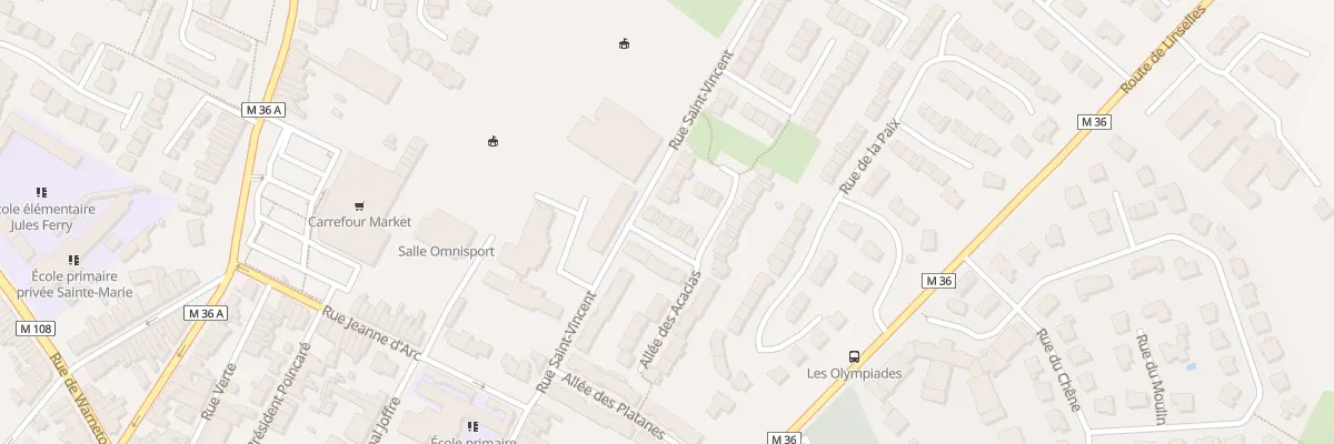 Plan du 3 All des Lauriers à Quesnoy-sur-Deûle