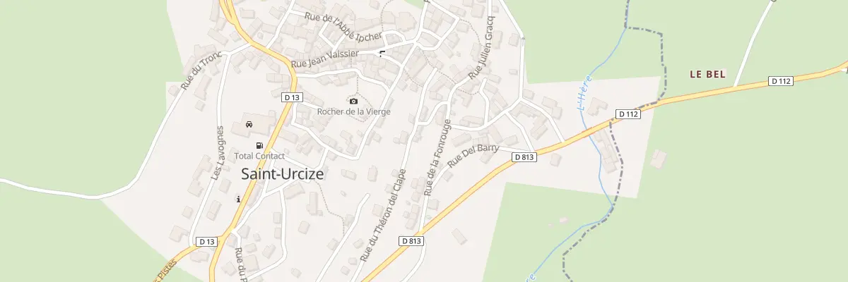 Plan du 5209 Le Bourg à Saint-Urcize