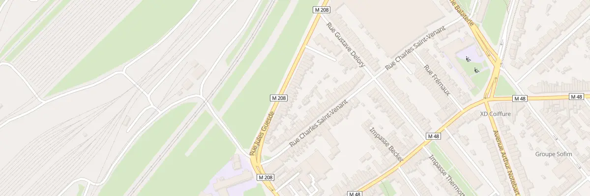 Plan du 26 Rue Jules Guesde Lomme à Lille