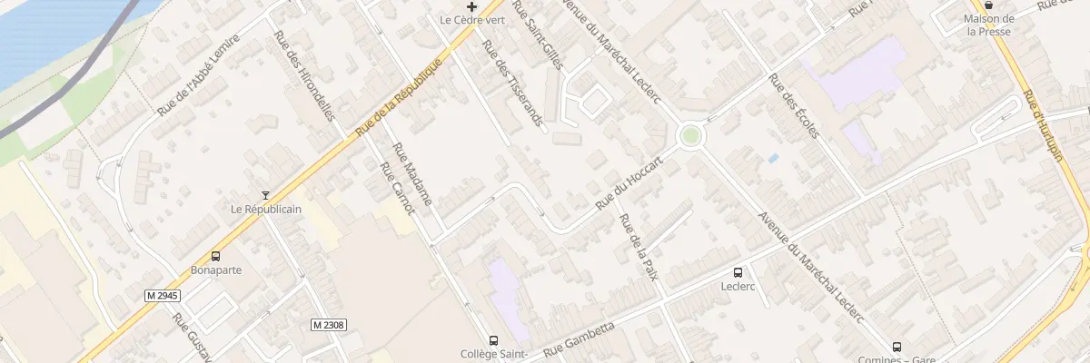 Plan du 18 Rue du Hoccart à Comines