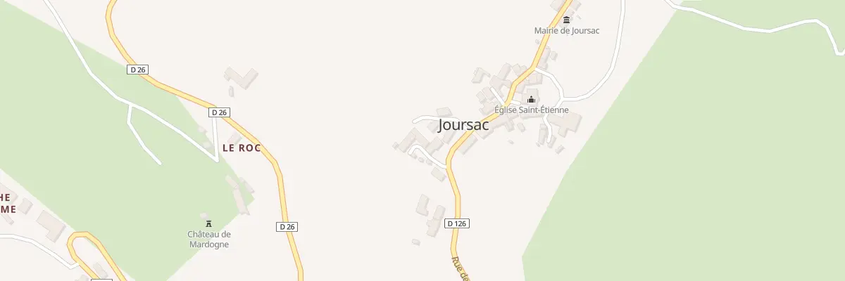 Plan du 5052 Le Bourg à Joursac